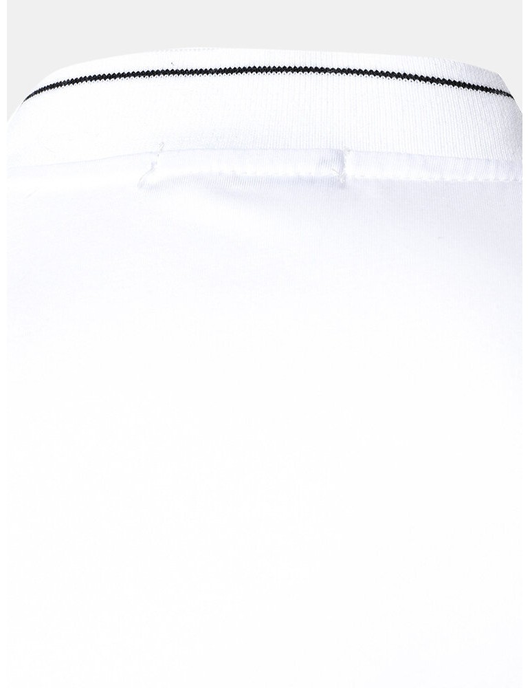 Mens Tricolor Patchwork Long Sleeve Golf Shirts With Chest Pocket